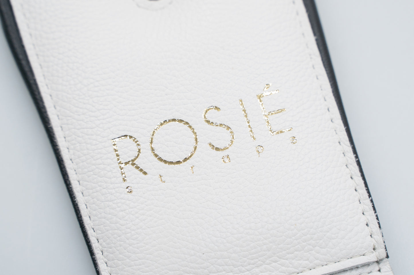 [new] ROSI? / ROSIE straps Limited Collection B&W White with Black details 4.0inch [Yokohama-store]