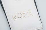 [new] ROSIÉ / ROSIE straps Limited Collection B&W White with Black details 4.0inch [Yokohama-store]