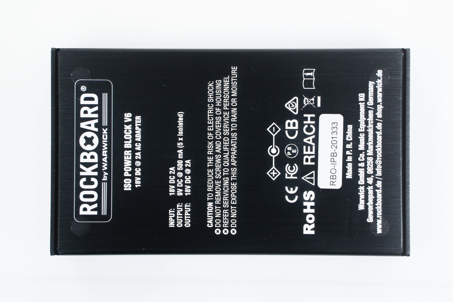 [new] Warwick / ROCKBOARD RBO POW BLOCK ISO 6V [yokohama store]