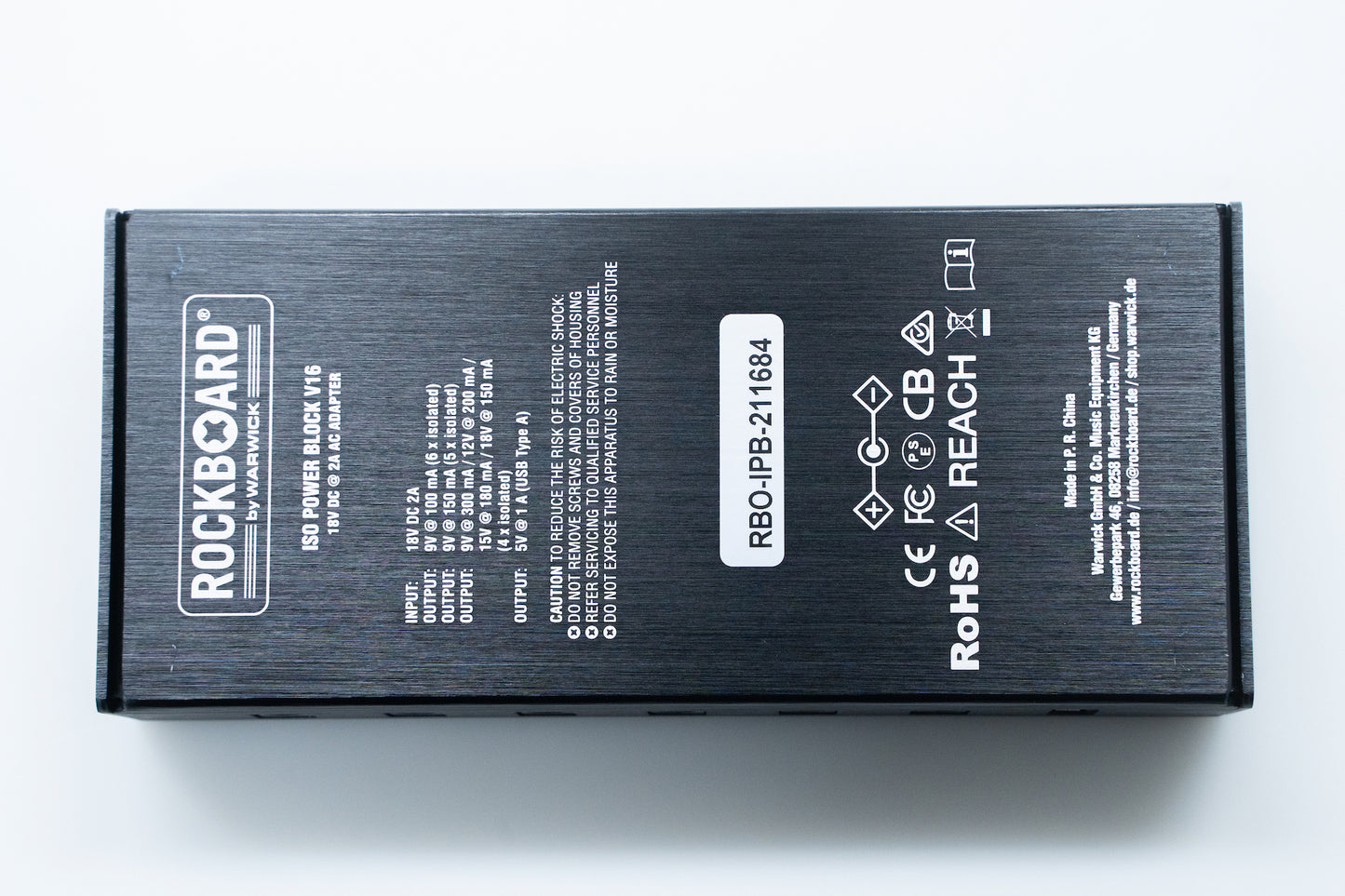 [new] Warwick / ROCKBOARD RBO POW BLOCK ISO 10V [yokohama store]