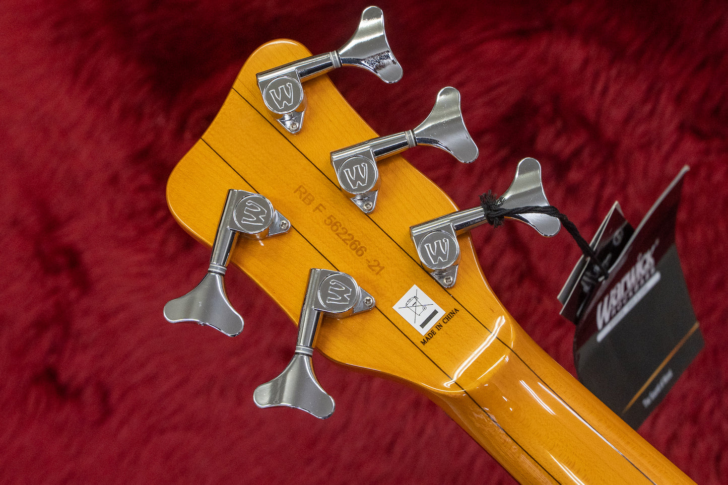 [outlet] Warwick / RockBass Streamer NT5 HoneyViolin TransparentHighPolish#RB F 562266-21 4.31kg [Yokohama]