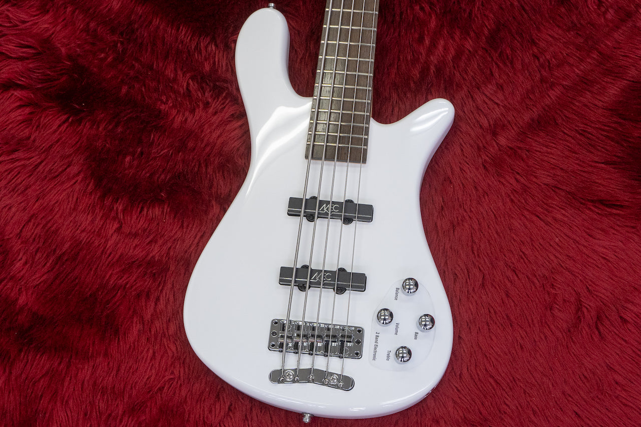 [outlet] Warwick / Rock Bass Streamer LX5 Solid White High Polish #RB H 565409-22 3.71kg [Yokohama]