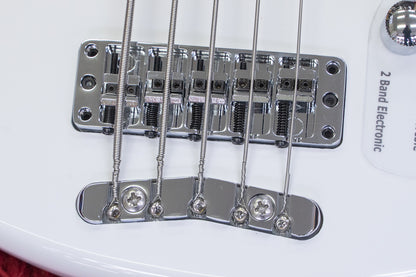 [outlet] Warwick / Rock Bass Streamer LX5 Solid White High Polish #RB H 565409-22 3.71kg [Yokohama]