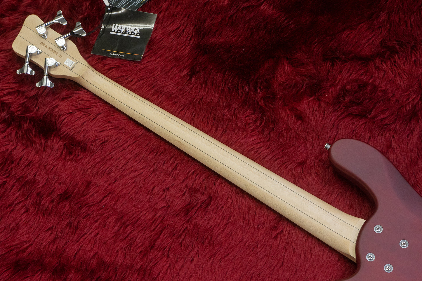 [outlet] Warwick / Rock Bass Streamer STD 4 BurgundyRed Transparent Satin #RB K 563896-21 3.32kg [yokohama]