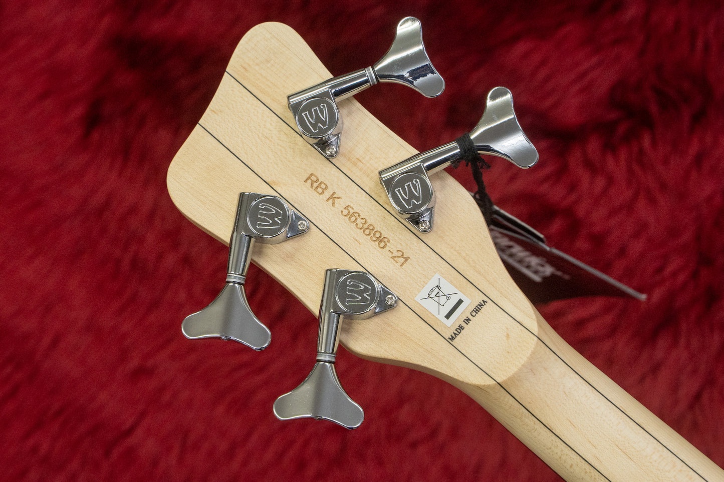 [outlet] Warwick / Rock Bass Streamer STD 4 BurgundyRed Transparent Satin #RB K 563896-21 3.32kg [yokohama]