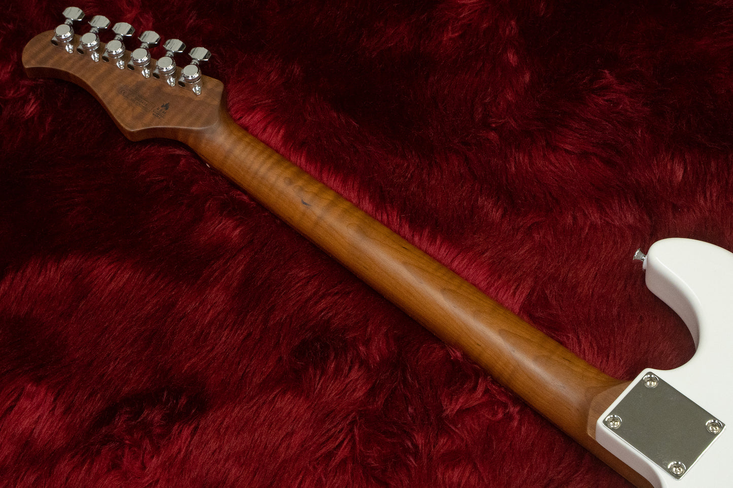 [Outlet] Bacchus / BSH-850/RSM WH Red Back End Paint Fingerboard End Crack #GI02439 [Yokohama Store]