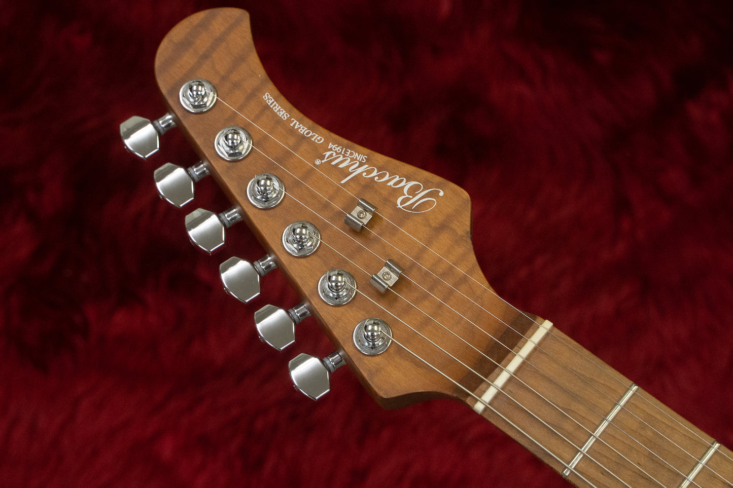 [Outlet] Bacchus / BSH-850/RSM WH Red Back End Paint Fingerboard End Crack #GI02439 [Yokohama Store]