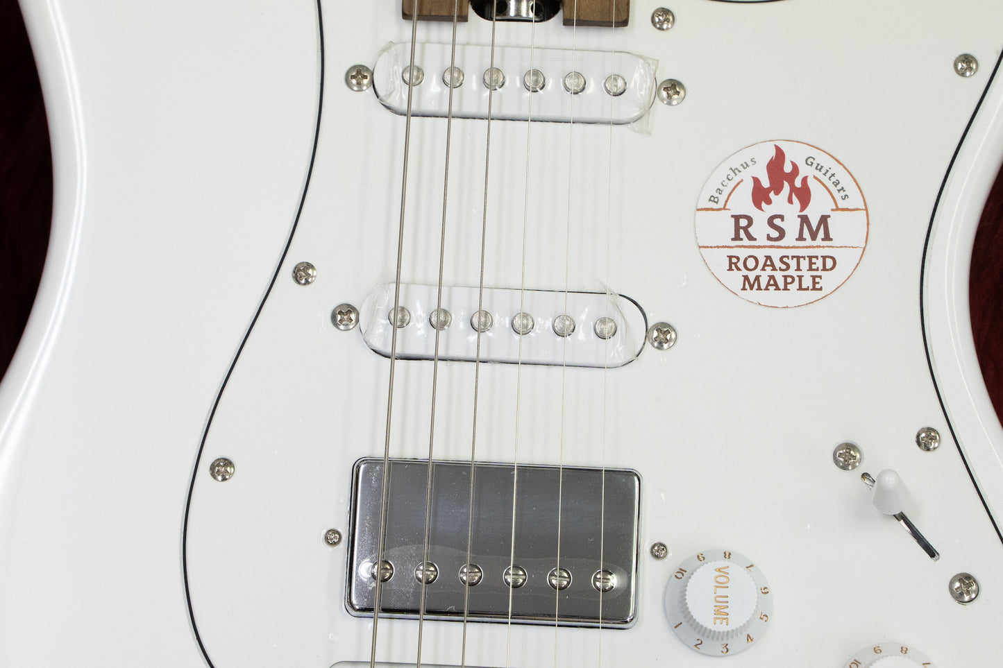 [Outlet] Bacchus / BSH-850/RSM WH Red Back End Paint Fingerboard End Crack #GI02439 [Yokohama Store]