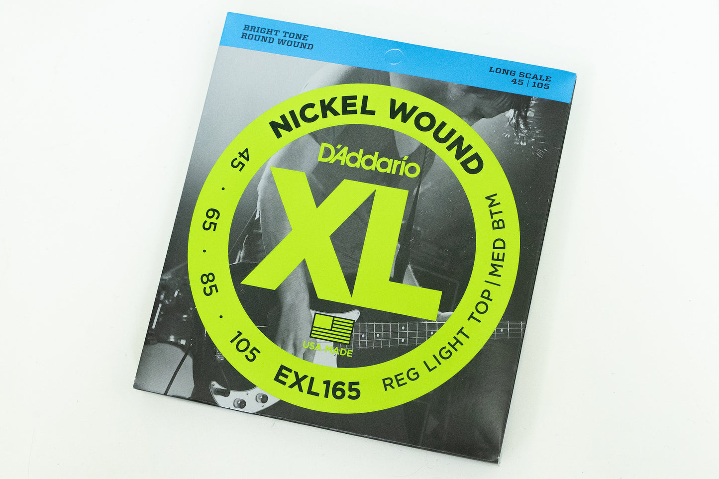 [new] D'Addario / EXL165 Nickel Wound Bass Light Top Medium Bottom 45-105 [yokohama store]