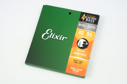 【신품】Elixir / NANOWEB 슈퍼 라이트 / 롱 스케일 / 니켈 / 4베이스 / #14002 040-095【横浜店】