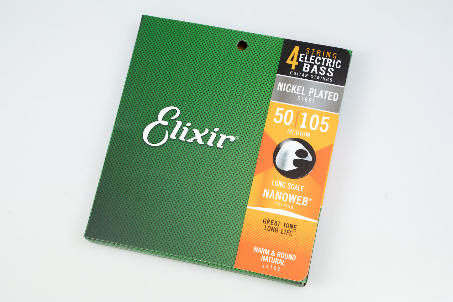 【신제품】Elixir / NANOWEB Medium / Long Scale / Nickel / 4st Bass / #14102 050-105【横浜店】