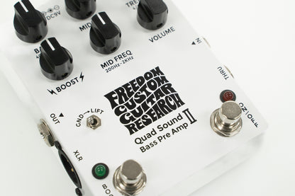 [new] Freedom Custom Guitar Research / Quad Sound Bass Pre Amp II [yokohama store]