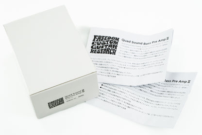 [new] Freedom Custom Guitar Research / Quad Sound Bass Pre Amp II [yokohama store]